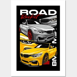 Road Rocket M3 F80 Posters and Art